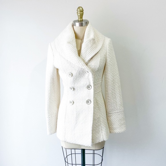 White House Black Market Jackets & Blazers - White House Black Market • Textured Wool Coat • XS
